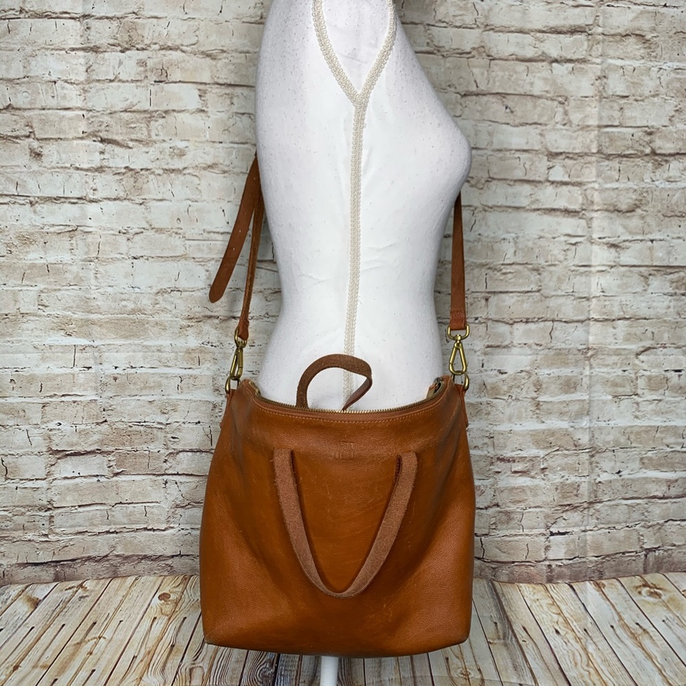 Madewell the transport satchel cognac brown - Picture 2 of 13